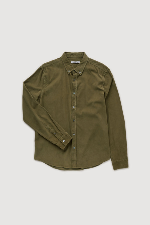 Re-Worn Mens Cotton Textured Long Sleeve Shirt