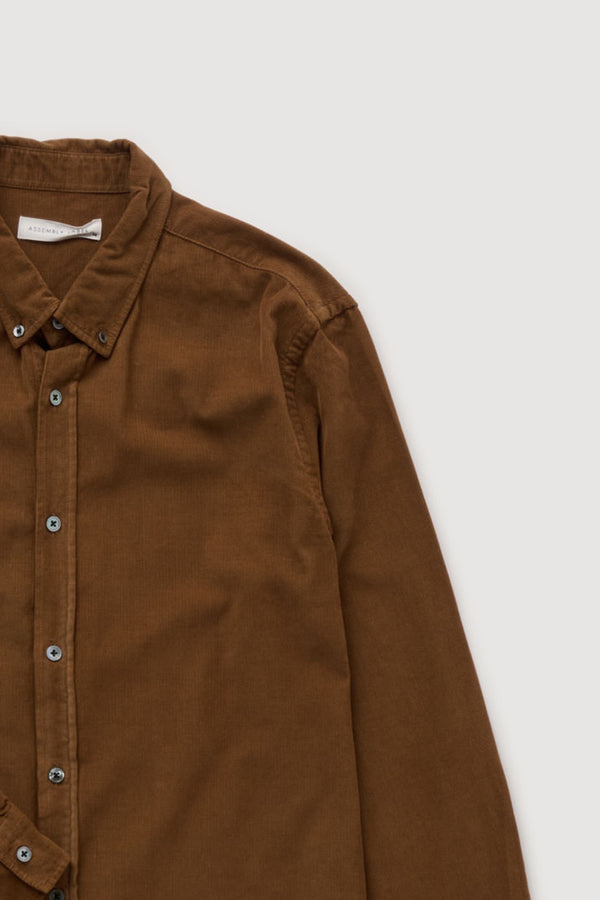 Re-Worn Mens Cotton Cord Long Sleeve Shirt