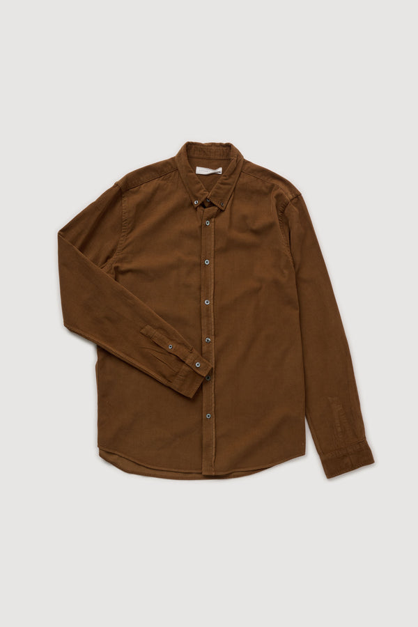 Re-Worn Mens Cotton Cord Long Sleeve Shirt