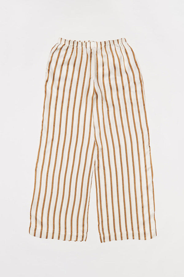 Re-Worn Womens Viscose Blend Stripe Pant