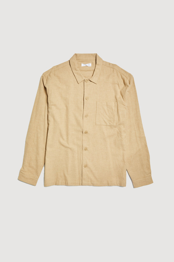 Re-Worn Mens Cotton Textured Long Sleeve Shirt