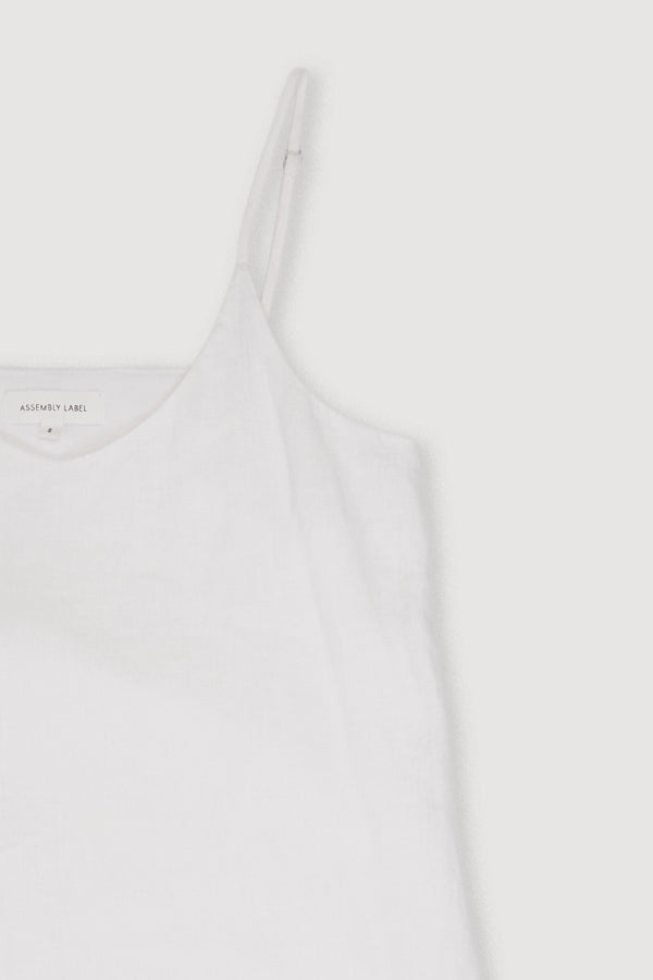 Re-Worn Womens Linen Slip Dress