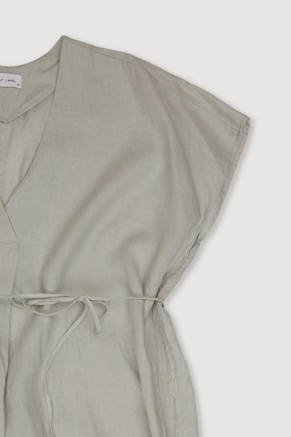 Re-Worn Womens Linen Dress