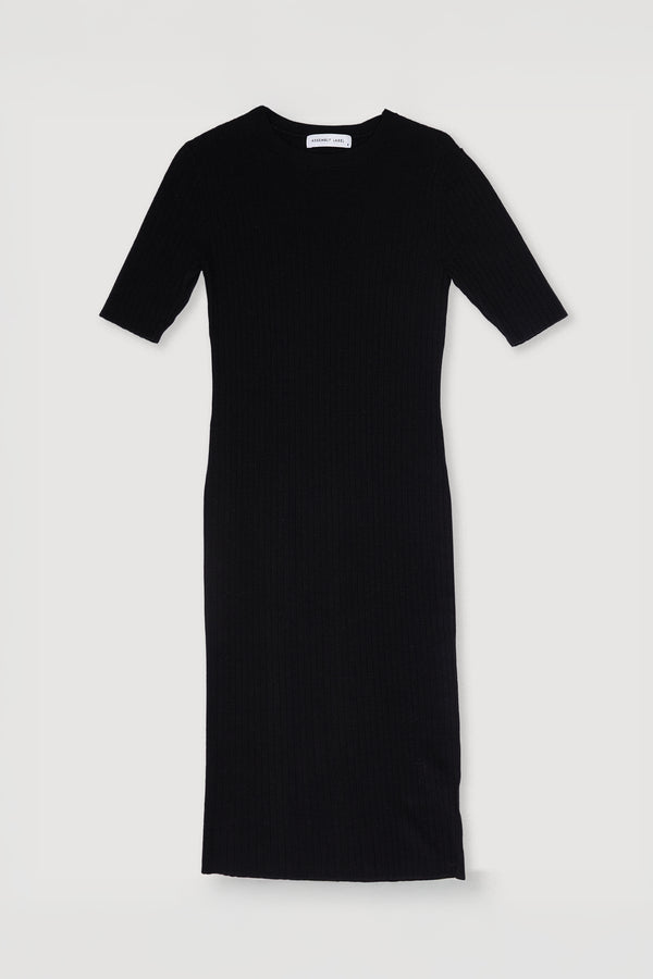 Re-Worn Womens Wool Textured Dress