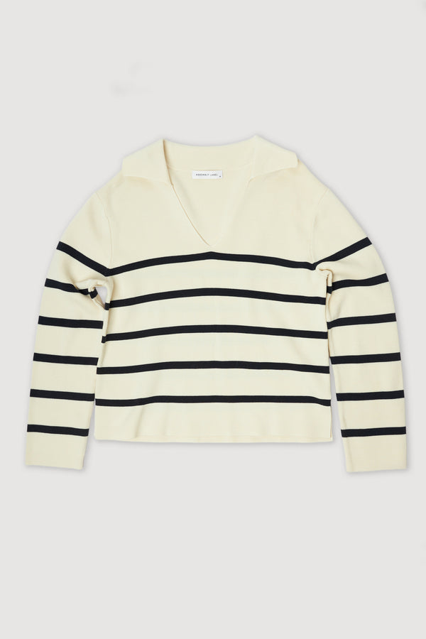 Re-Worn Womens Cotton Stripe Knit