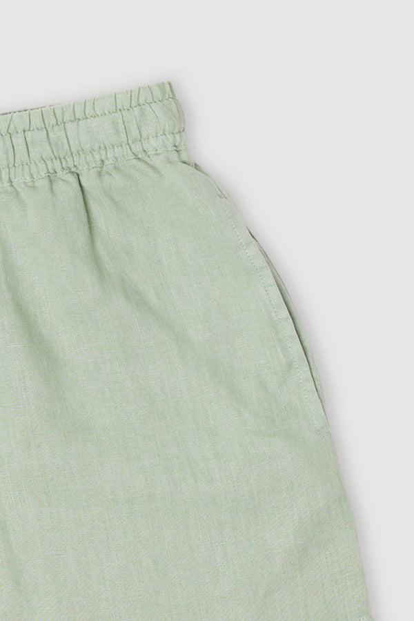 Re-Worn Womens Linen Relaxed Short