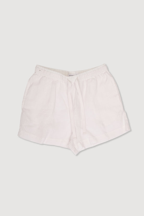 Re-Worn Womens Linen Relaxed Short