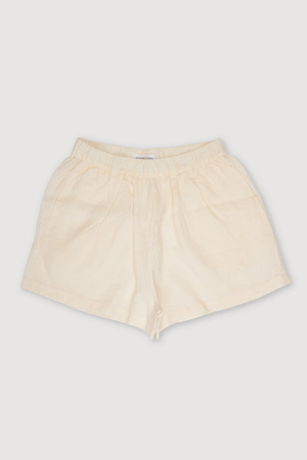 Re-Worn Womens Linen Relaxed Short
