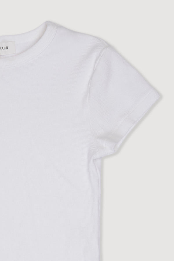 Re-Worn Womens Organic Cotton Yarn Blend Textured Tee