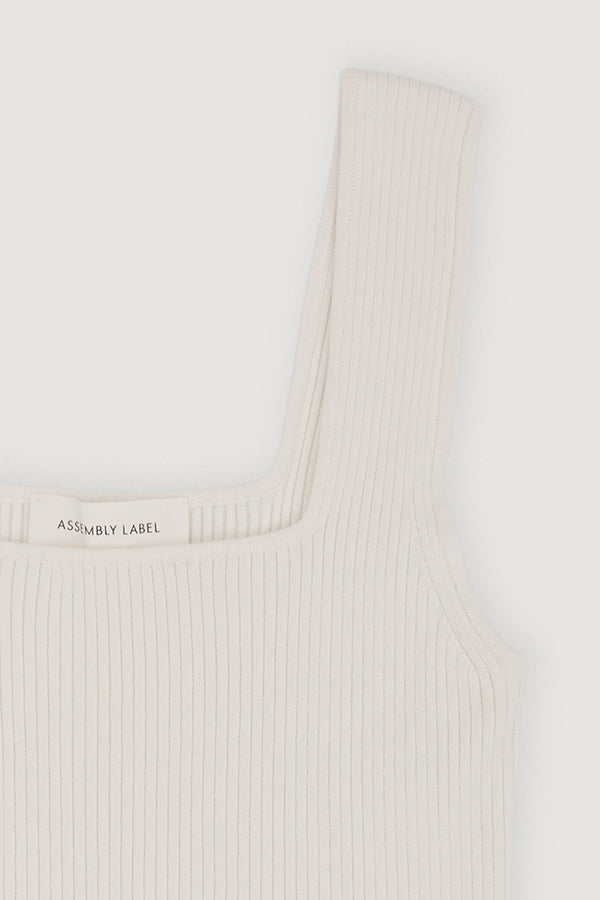 Re-Worn Womens Cotton Blend Textured Tank