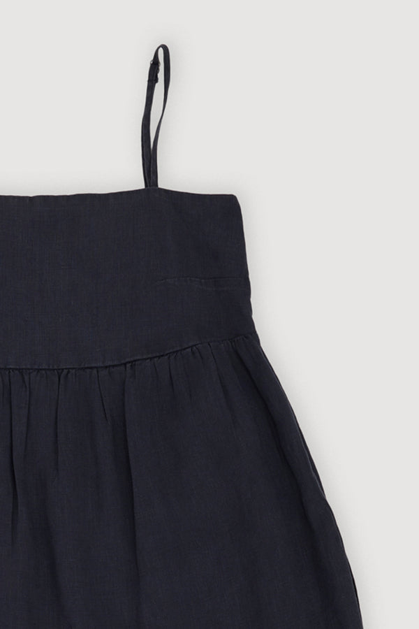 Re-Worn Womens Linen Slip Dress