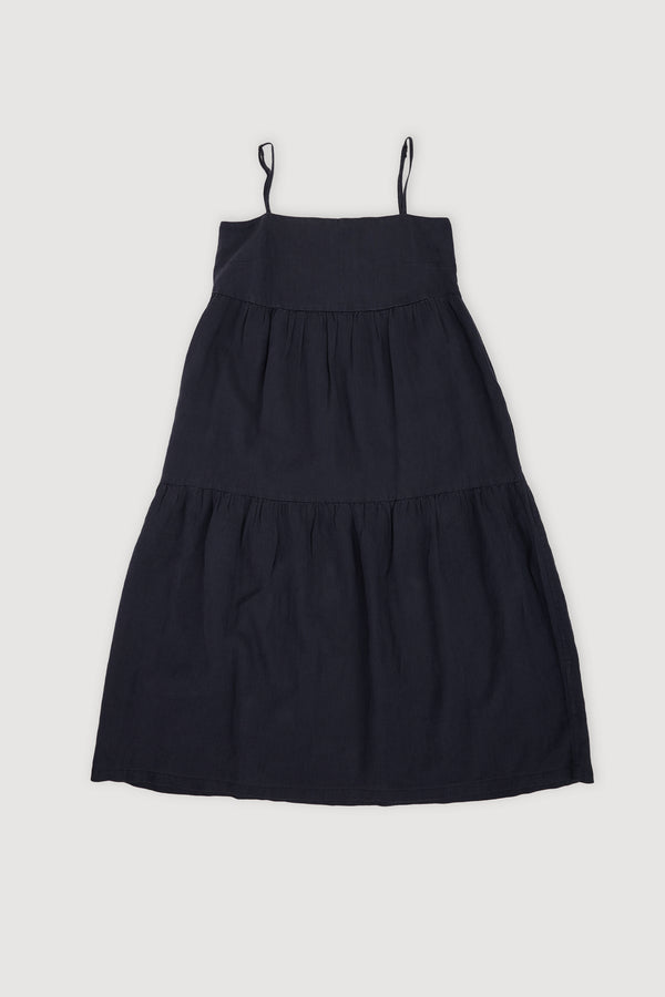 Re-Worn Womens Linen Slip Dress