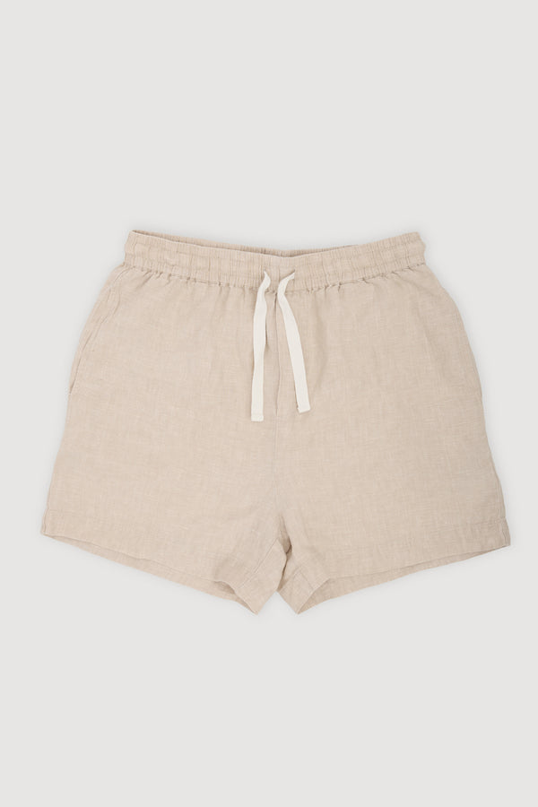 Re-Worn Womens Linen Relaxed Short
