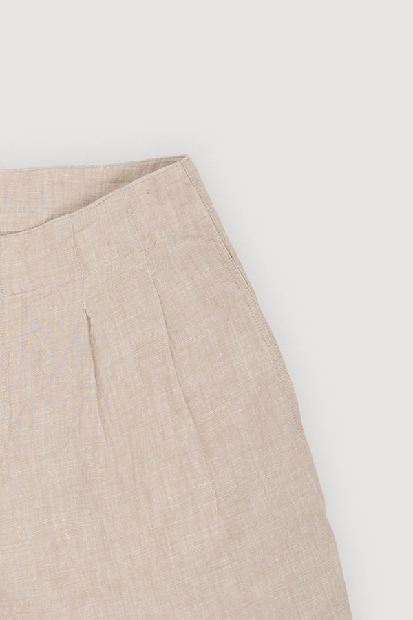 Re-Worn Womens Linen Relaxed Short