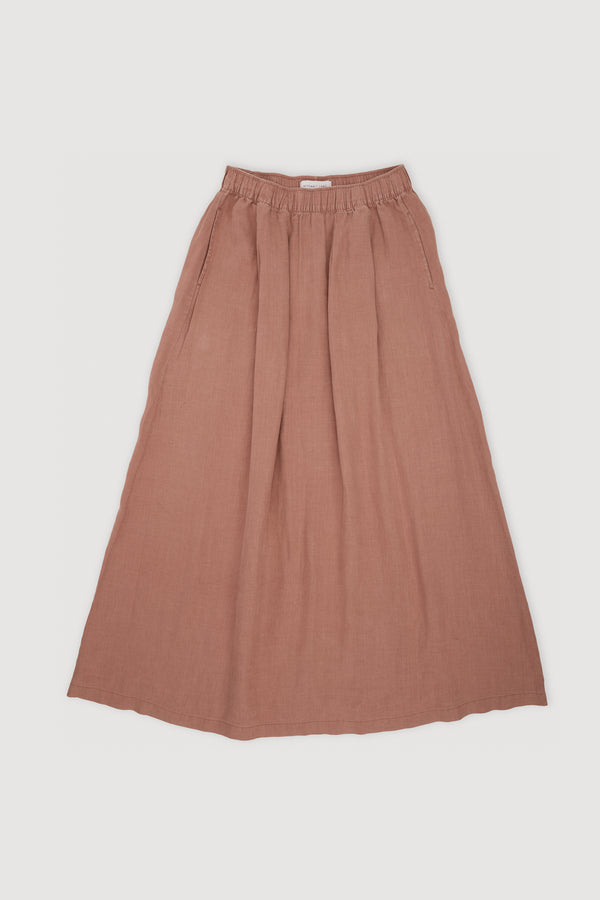 Re-Worn Womens Linen Skirt