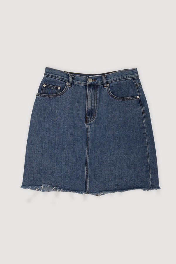 Re-Worn Womens Denim Skirt