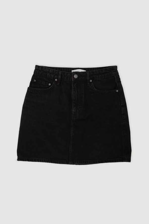 Re-Worn Womens Denim Mini Skirt