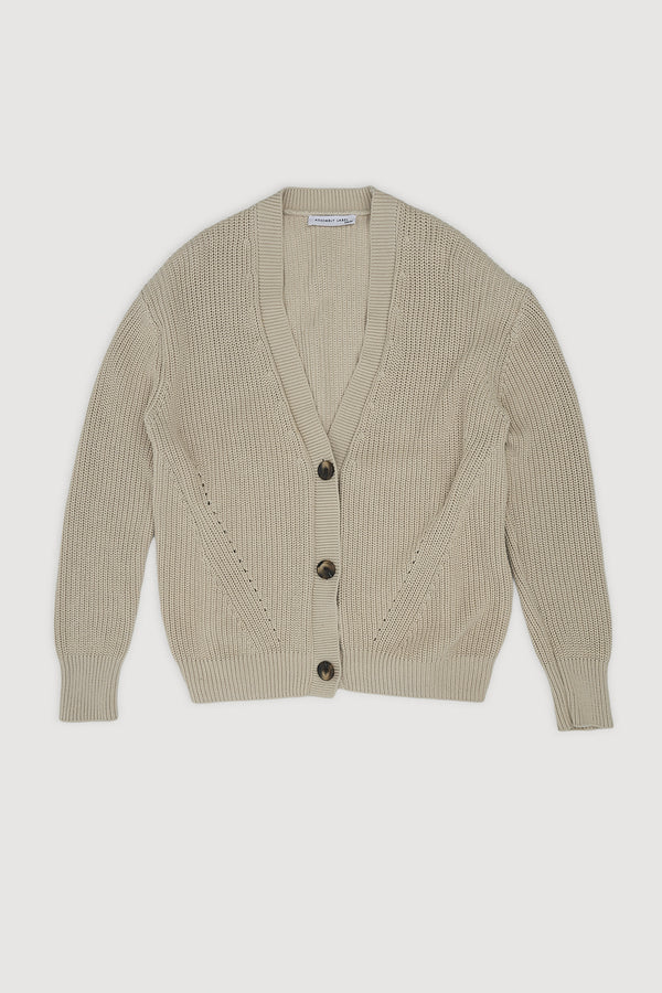 Re-Worn Womens Cotton Textured Cardigan