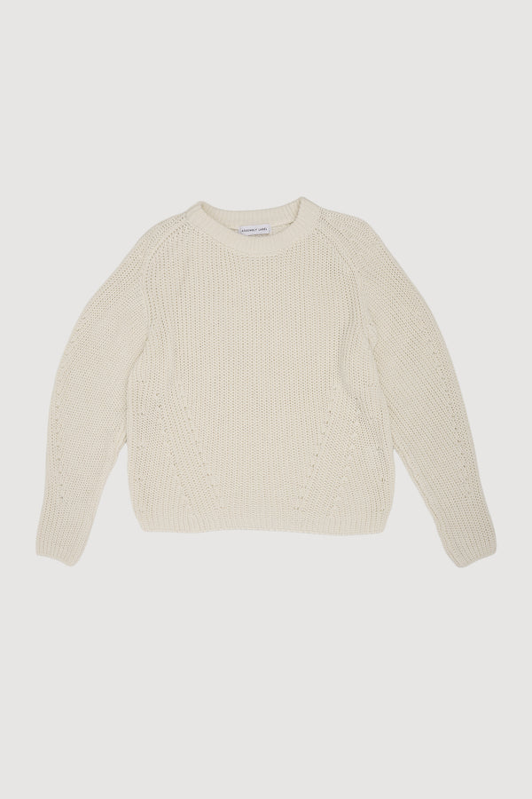 Re-Worn Womens Cotton Textured Sweater