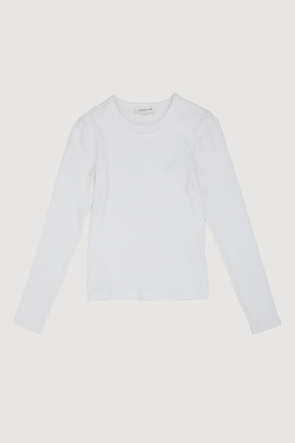 Re-Worn Womens Textured Long Sleeve Tee