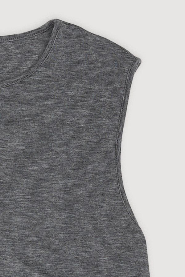 Re-Worn Womens Wool Blend Textured Tank
