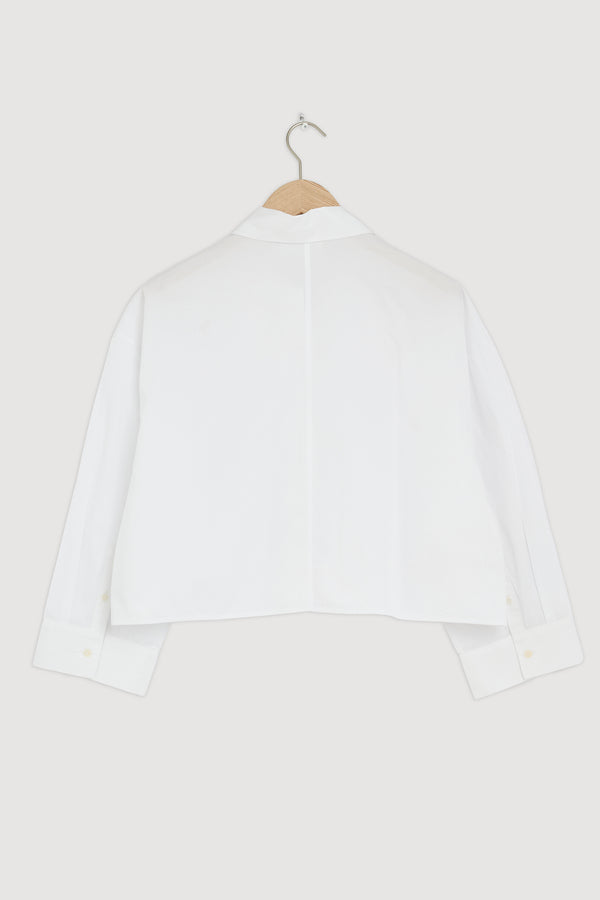 Re-Worn Aurora Cropped Poplin Shirt