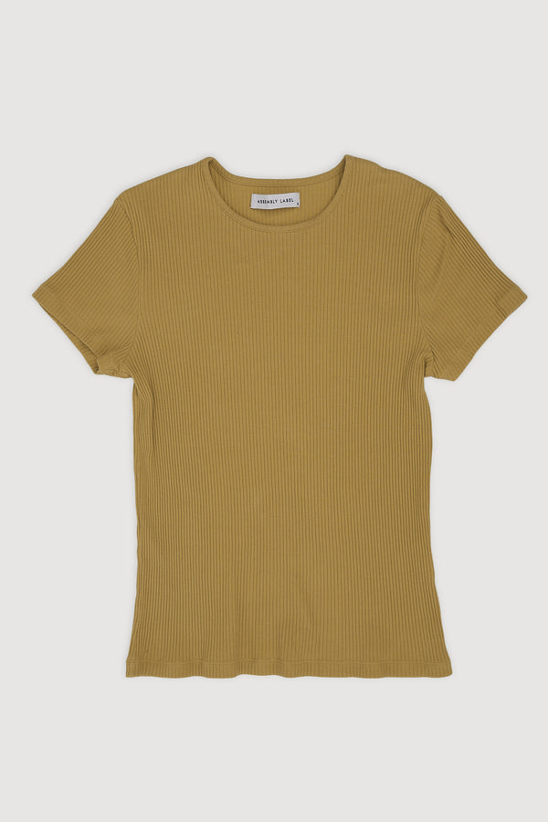 Re-Worn Womens Cotton Blend Textured Tee