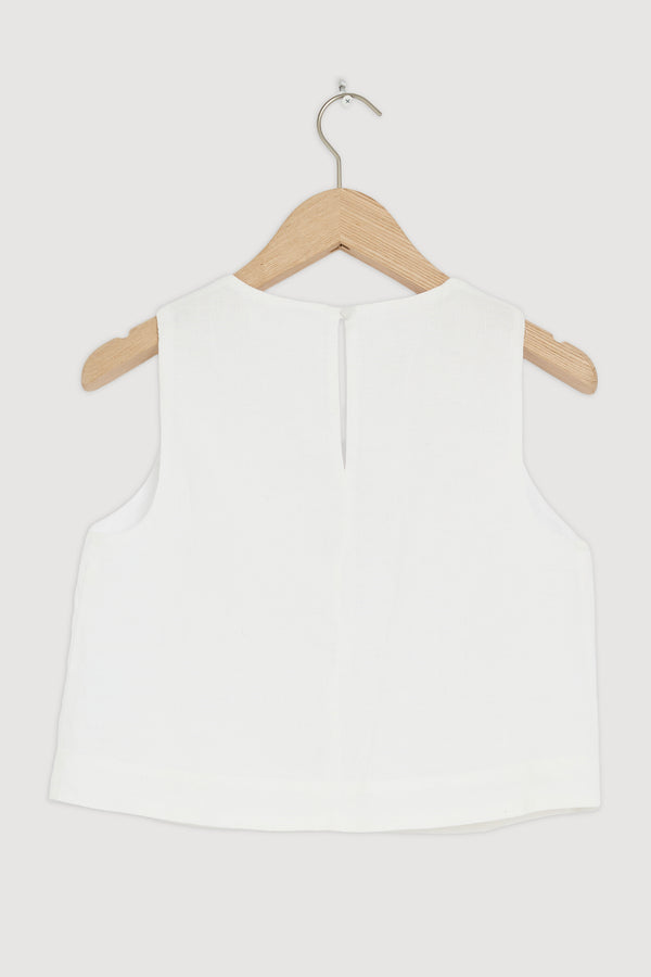 Re-Worn Estelle Linen Top
