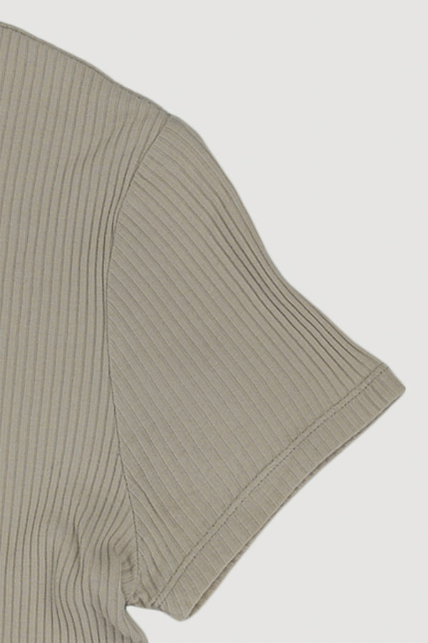 Re-Worn Womens Cotton Blend Textured Tee