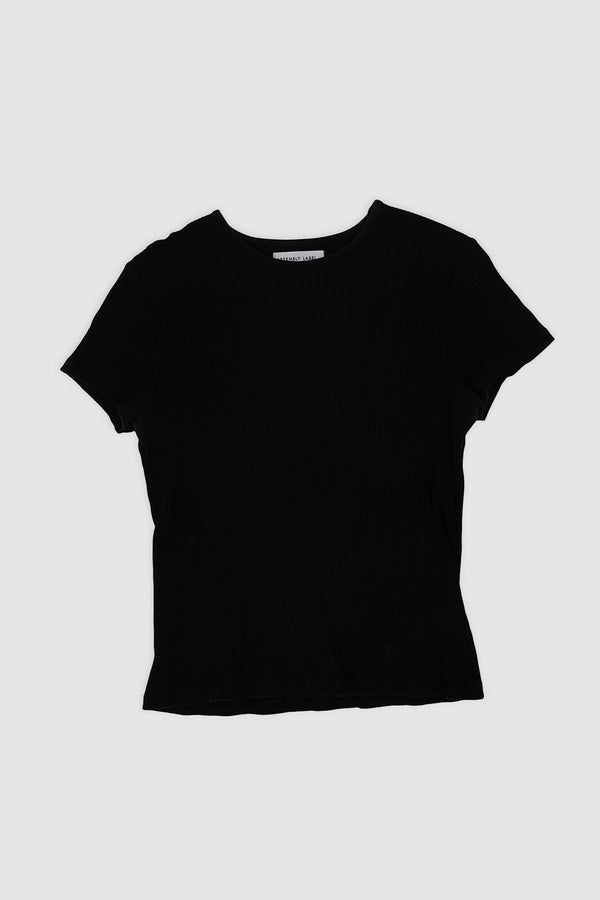 Re-Worn Womens Cotton Blend Textured Tee