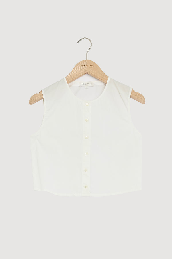Re-Worn Cherri Button Front Top