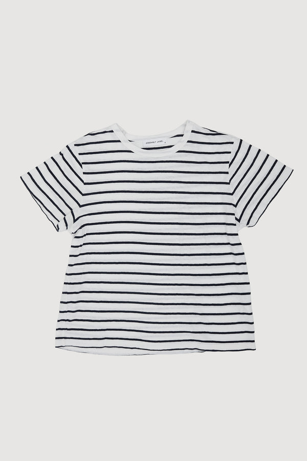 Re-Worn Womens Linen Blend Tee