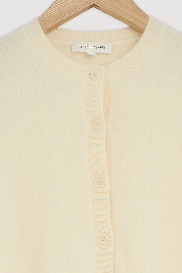 Re-Worn Carina Merino Wool Short Sleeve Cardigan