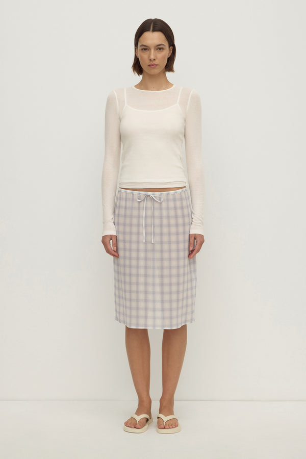 Adeline_Silk_Georgette_Skirt_Blue_Check_2110