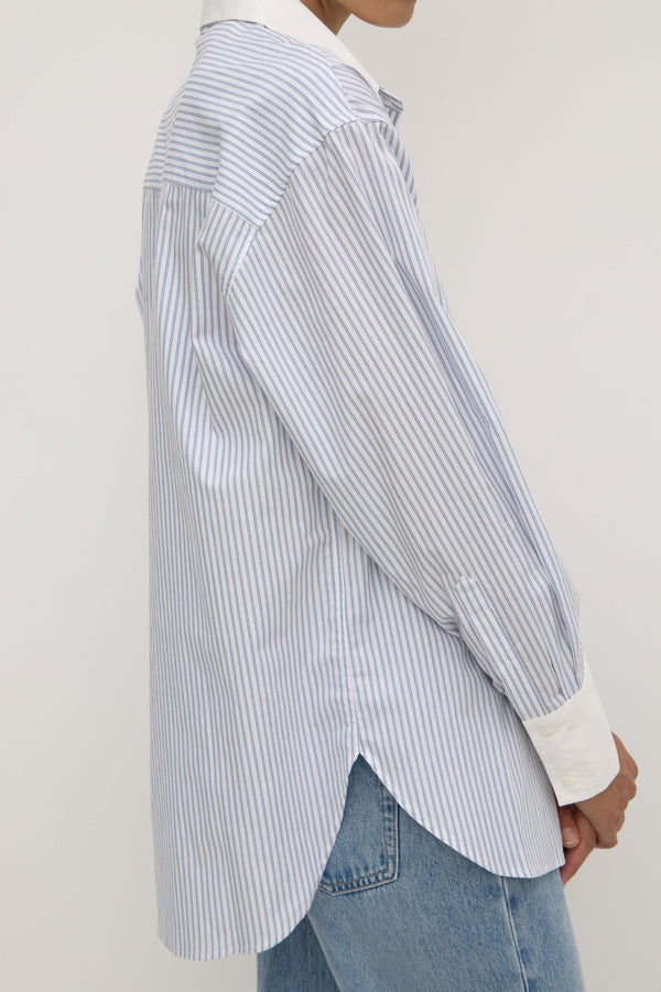 Re-Worn Alec Poplin Stripe Shirt