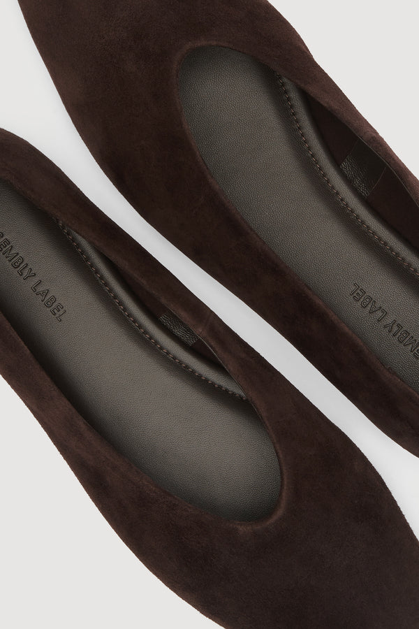 Andrea Suede Ballet Flat