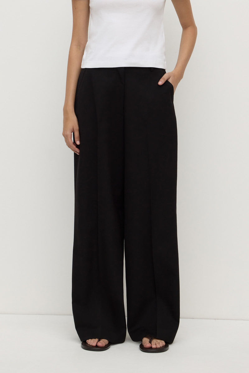 N*y様 OVY wool slacks black L Anika_Wool_Pant_Black_2200_120