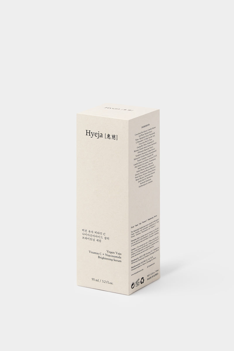 Hyeja Yuja Vitamin C Brightening Serum Assembly Label