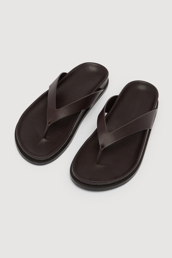 Mela Leather Thong
