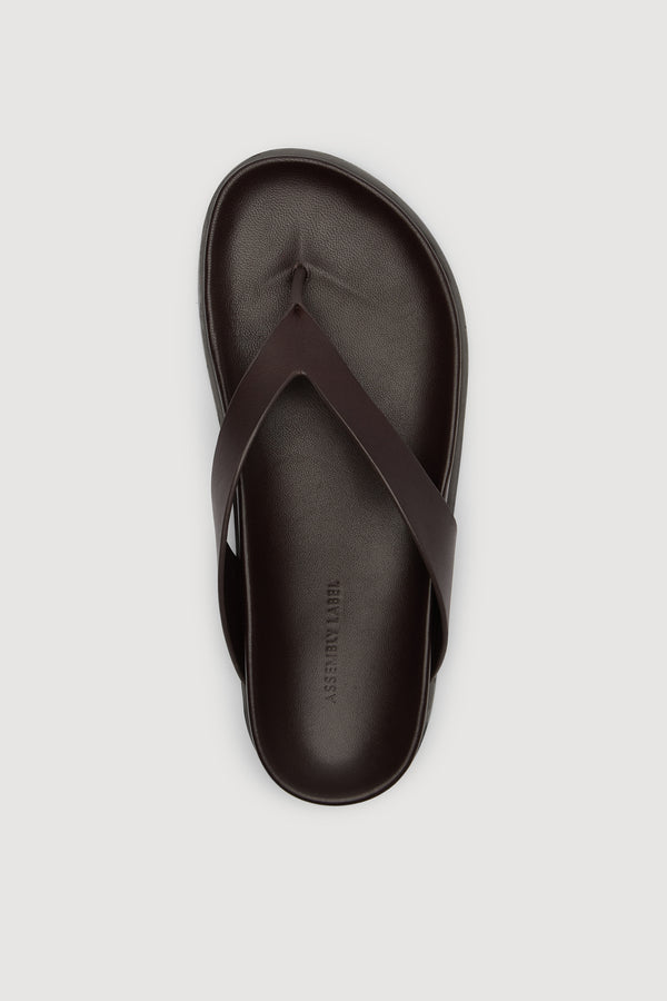 Mela Leather Thong