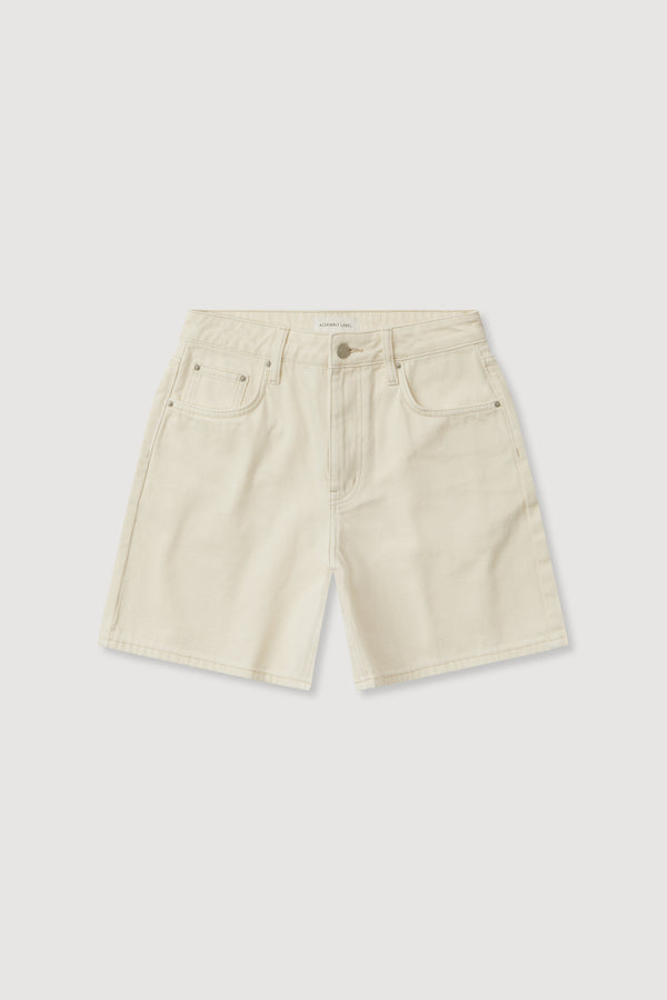 Mid Rise Vintage Denim Short