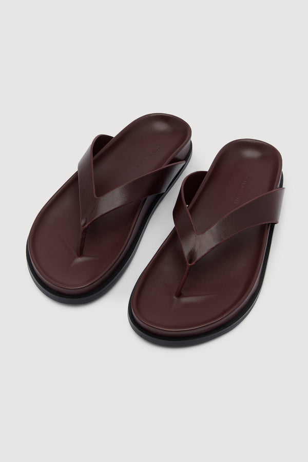 Mela Leather Thong