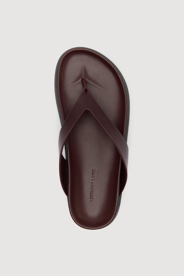 Mela Leather Thong