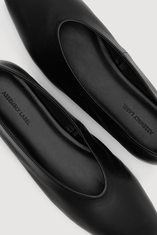 Andrea Leather Ballet Flat