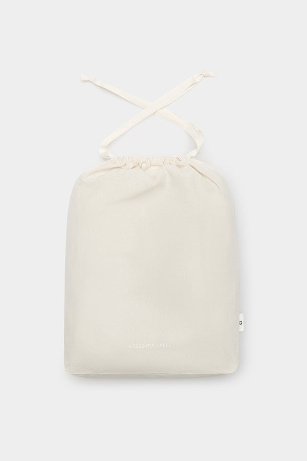 Linen Fitted Sheet Olive Stripe