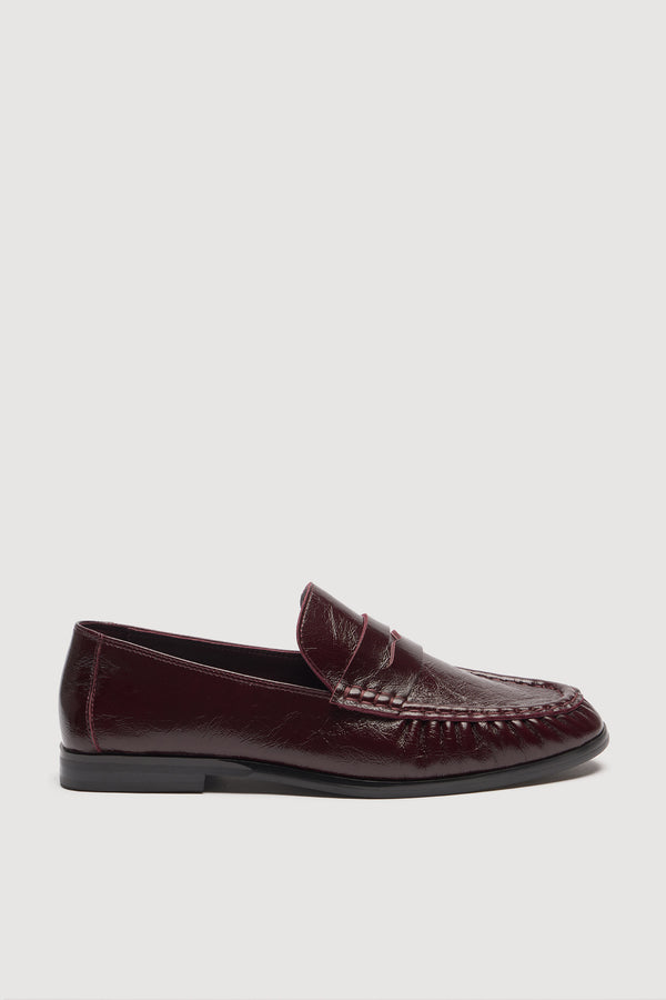 Avenue Leather Loafer Wine-1