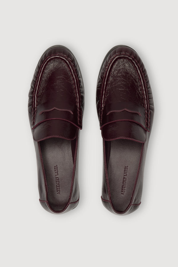 Avenue Leather Loafer Wine-2