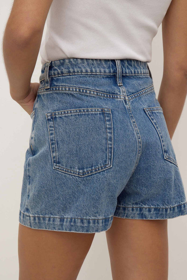 Re-Worn Boxy Denim Short