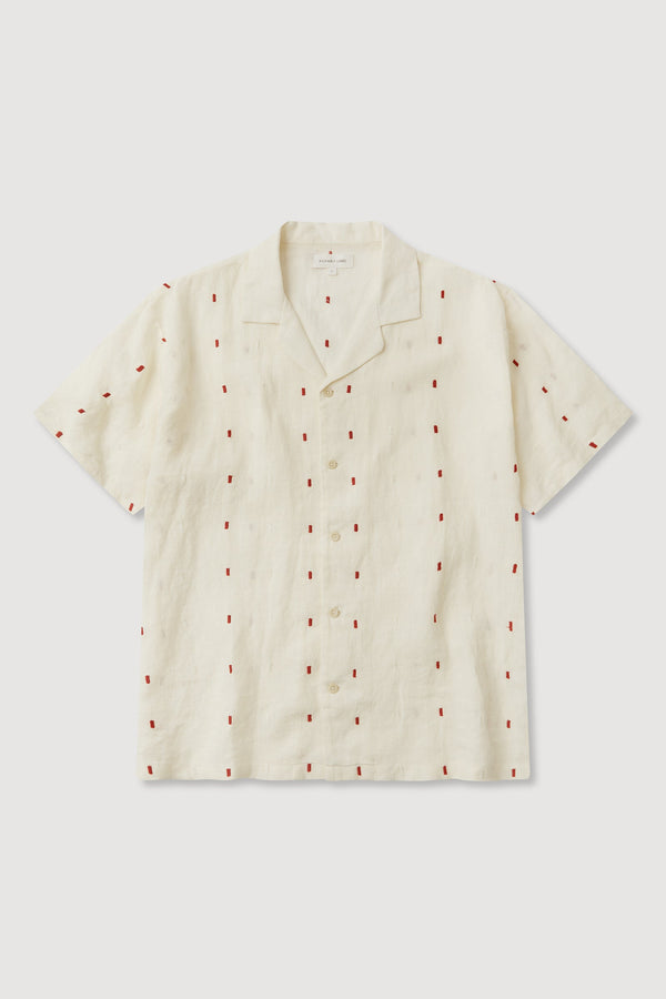 Re-Worn Broken Embroidery Short Sleeve Shirt