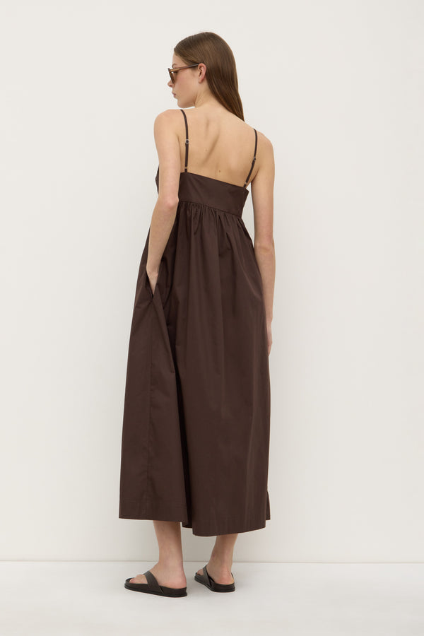 Re-Worn Bronte Poplin Midi Dress